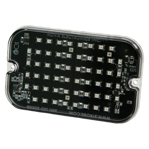 Ecc3910a Surface Mount Led Warning Light With 15 Flash Patterns, Amber