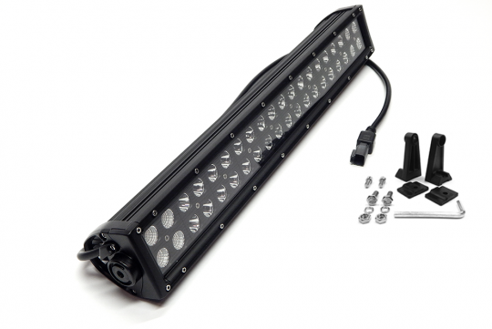Stl75020 20 In. Flood & Beam Combo Black Face Out Led Light Bar - 120w