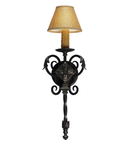 119744 7 In. Catherine Wall Sconce, Gilded Tobacco 261 U