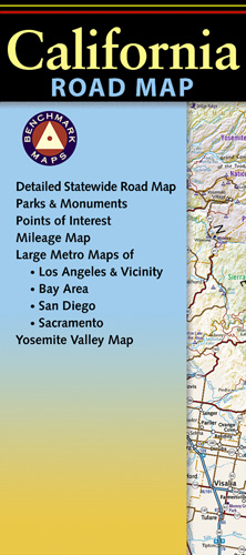 Be0bencard California Road Map Map