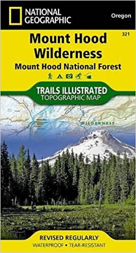 Ti00000321 Mount Hood Wilderness Mount Hood National Forest - Trails Illustrated Map