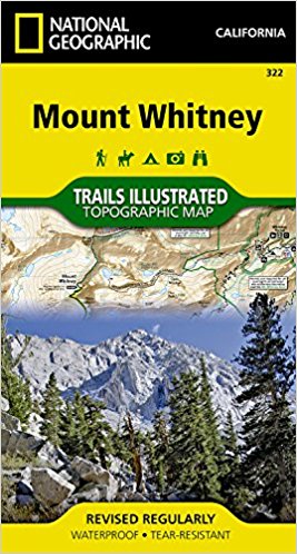 Ti00000322 Mount Whitney - Trails Illustrated Map