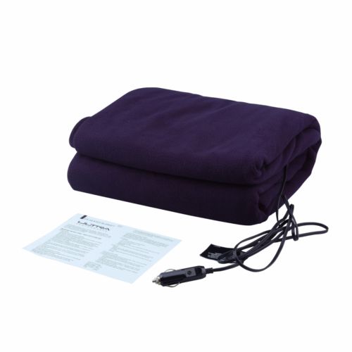 Nati 39002 Ultra Performance, Navy Blue - Heated Travel Blanket, 12 V
