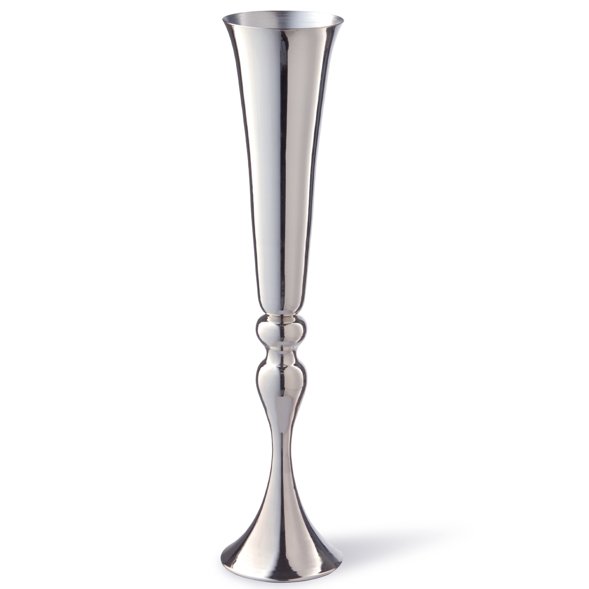 Silver Plated Small Wedding Trumpet Vase