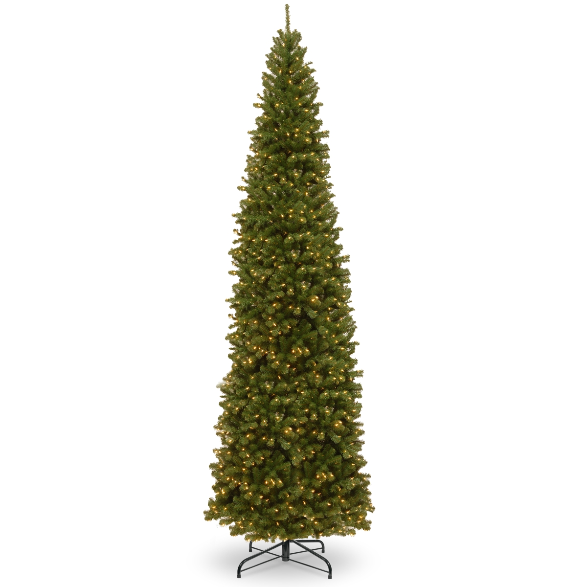 12 Ft. North Valley Spruce Pencil Slim Tree With 950 Clear Lights