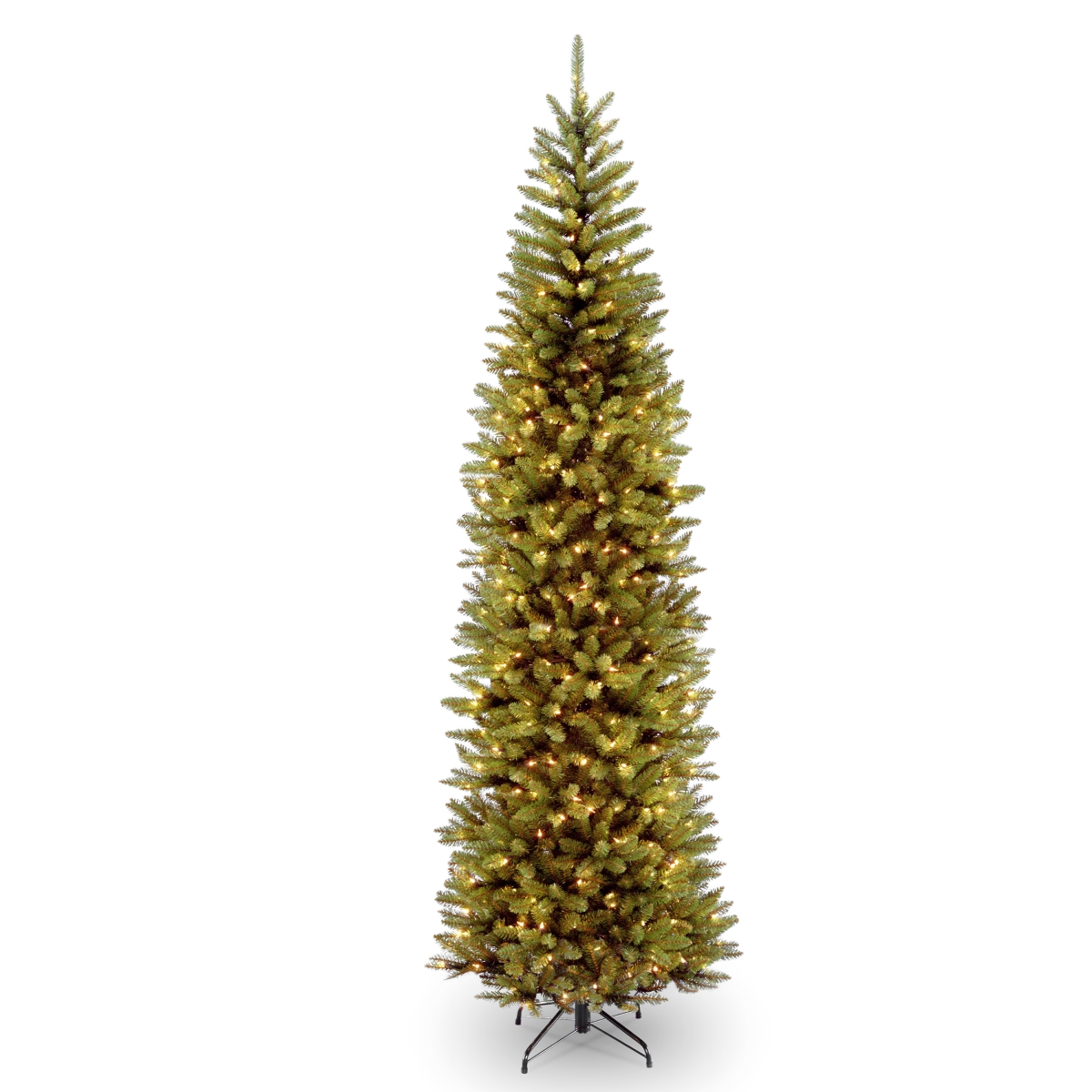 10 Ft. Kingswood Fir Pencil Tree With 600 Clear Lights