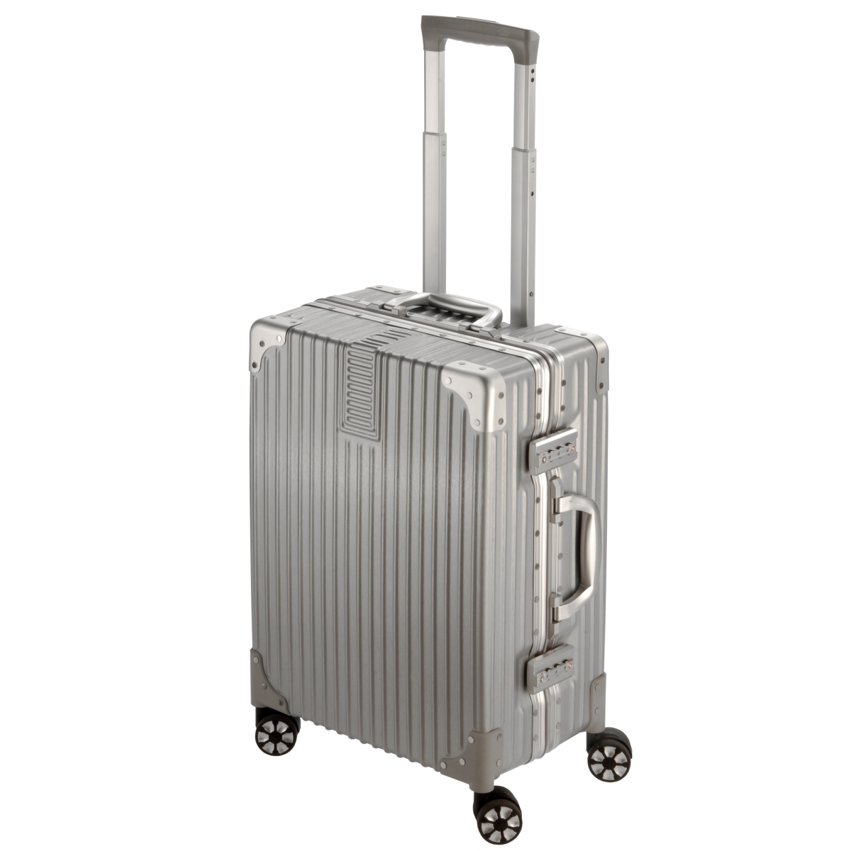 Bd40-6018sl-20 20 In. Abs Hard-side 360 Deg Spinner Luggage, Silver