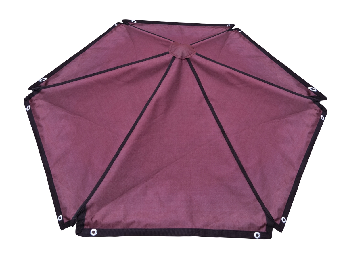 60214 4 Ft. Dog Kennel Cover, Maroon