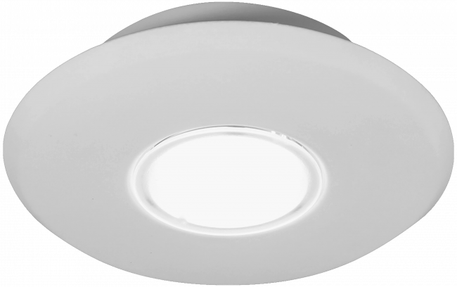 Dlf-10-120-4k-wh 5.25 In. Sure Fit Round Ultra Slim Surface Mount Led Downlight, White - 4000k