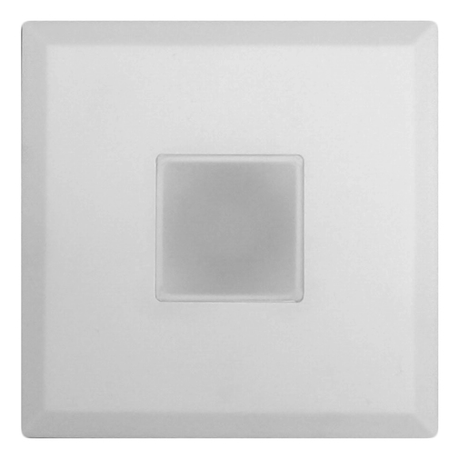 5.13 In. Square Dlf Sure Fit Series Trim Plate, White