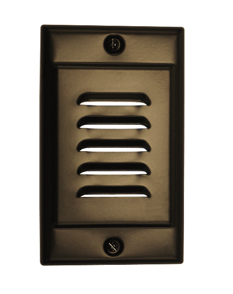 Vertical Faceplate For Led Step Light - Oil-rubbed Bronze