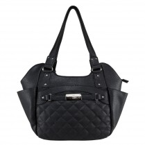 Bwl001 Quilted Hobo, Large - Black