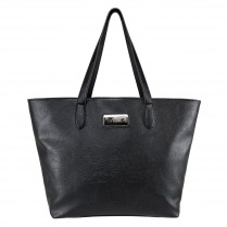Bwn001 Tote Bag With Pockets, Large - Black