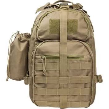 Sling Backpack With Mono Starp - Tan, Small