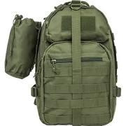 Small Backpack With Mono Starp - Green