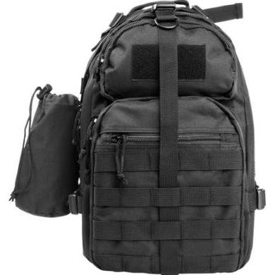 Small Backpack With Mono Strap - Black