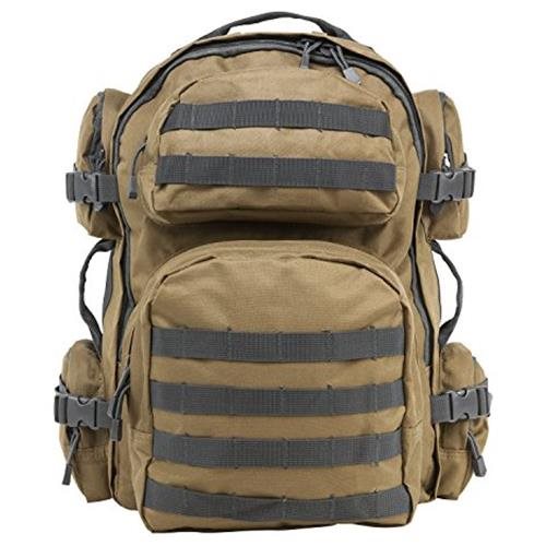 Cbtu2911 Tactical Backpacks, Tan With Urban Gray Trim