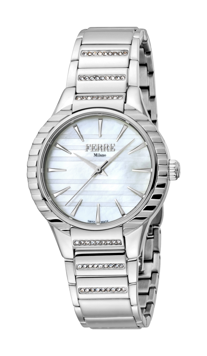 Fm1l114m0051 Womens Stainless Steel White Dial