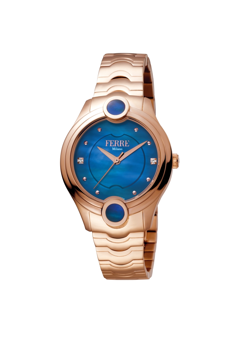 Fm1l083m0061 Womens Stainless Steel Blue Dial Watch