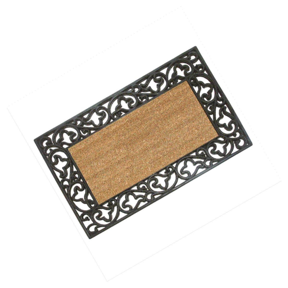 Picture of Nedia Home 18013 Acanthus Border 22 x 36 In. Rubber-Coir Doormat - Plain