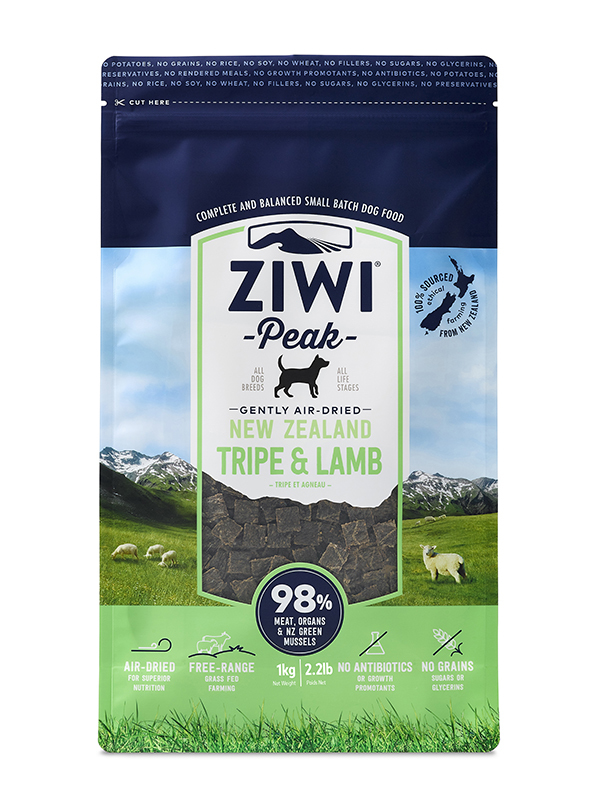 9421016594023 1kg Dog Air-dried Tripe & Lamb