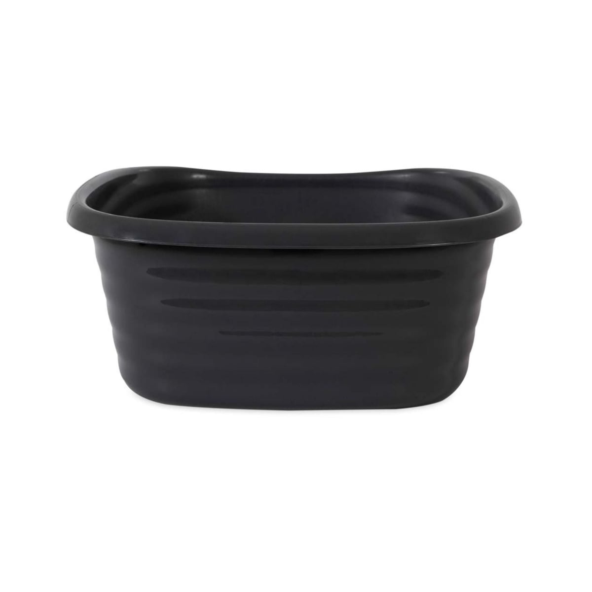 29695222085 Wave Cat Litter Pan, Black, Large - 6 Count