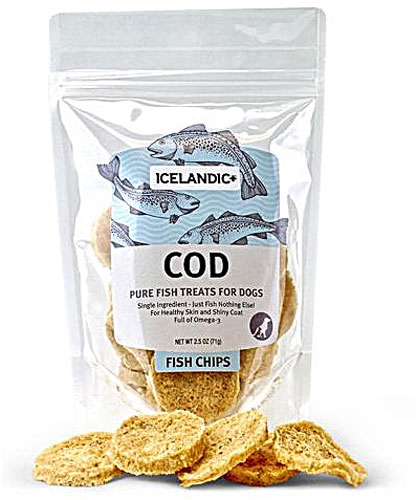854854007773 2 Oz Mini Cod Fish Chips For Training Small Dog Bags