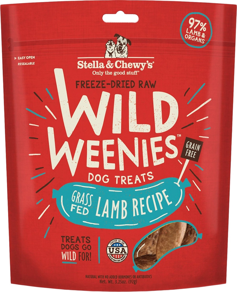 852301008151 3.25 Oz Dog Freeze Dried Weenie Lamb Treats