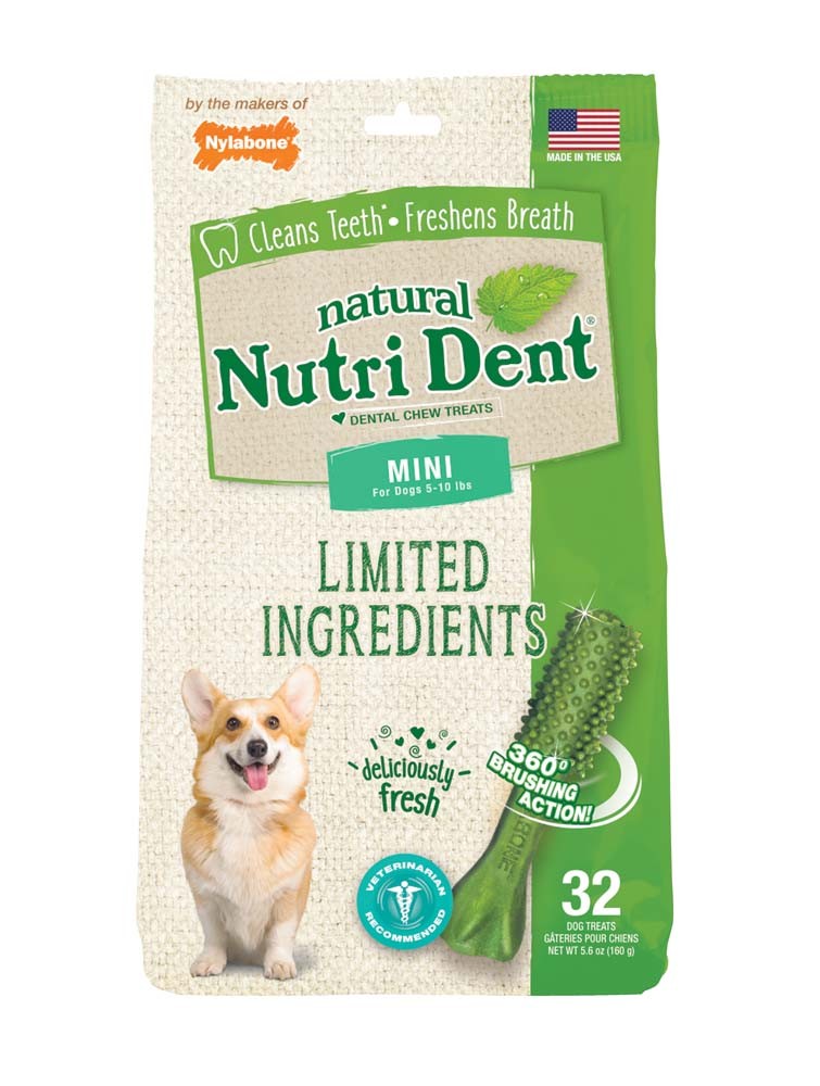018214842644 Nutrident Fresh Breath Dental Chew Treat- 32 Count
