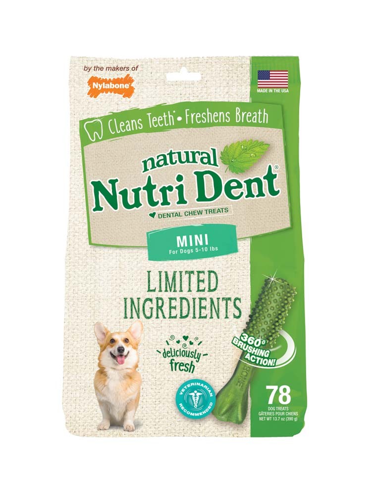 018214842651 Nutrident Fresh Breath Dental Chew Treat- 78 Count