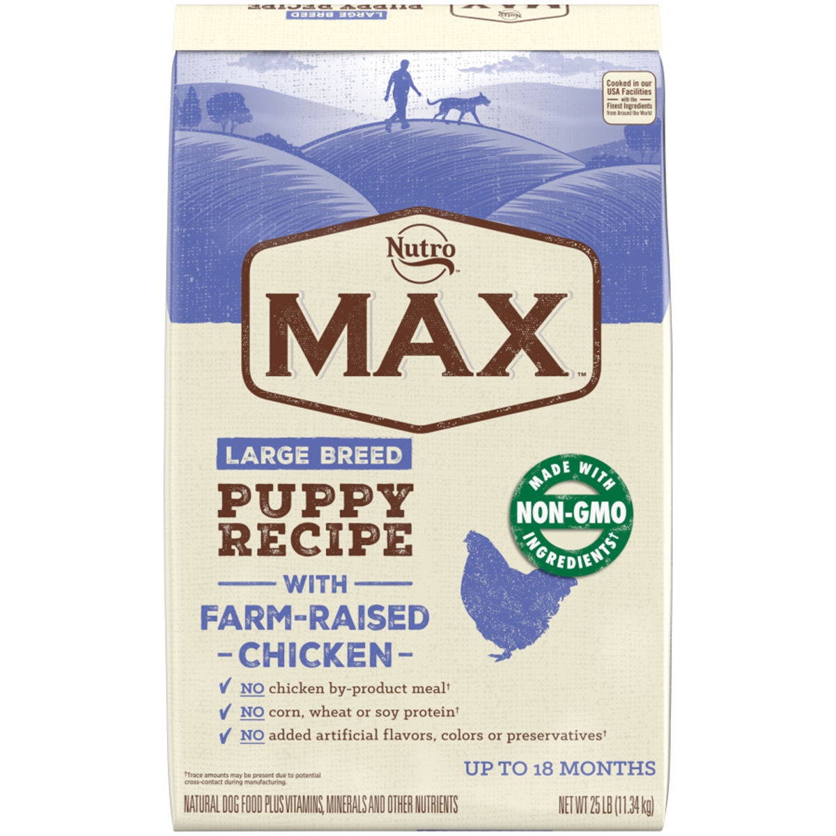 UPC 079105131162 product image for 079105131162 25 lb Max Puppy Large Breed Dry Dog Food Chicken | upcitemdb.com