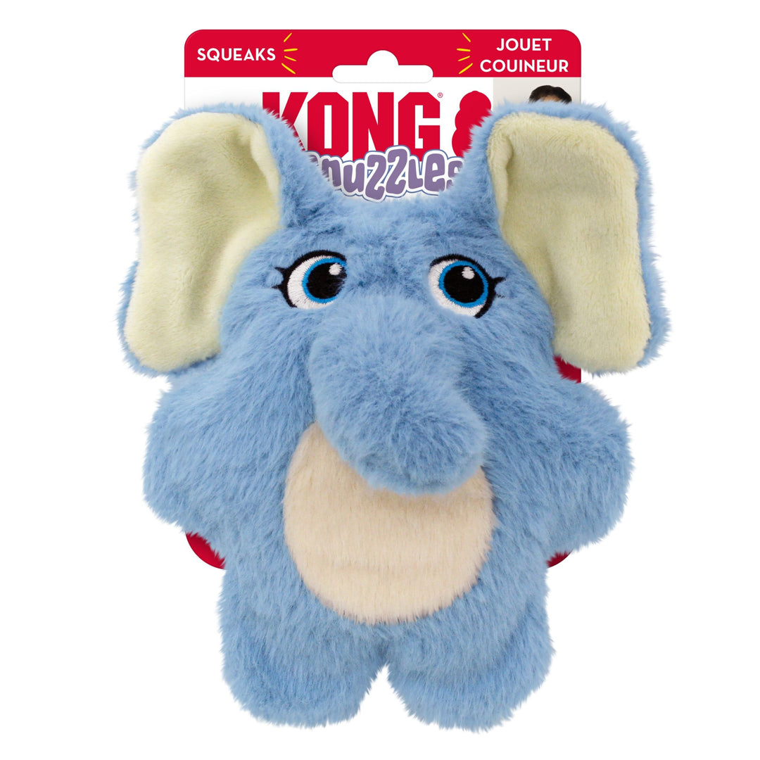035585498485 Snuzzles Kiddos Elephant Dog Toy - Small