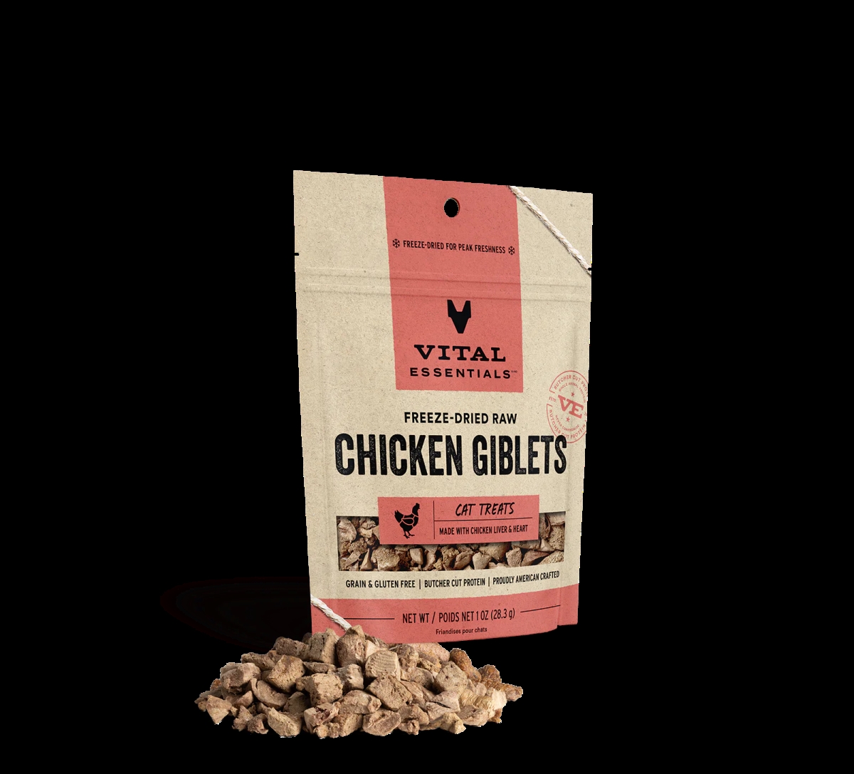UPC 840199694020 product image for 840199694020 1 oz Cat Freeze-Dried Treat Chicken Giblet | upcitemdb.com
