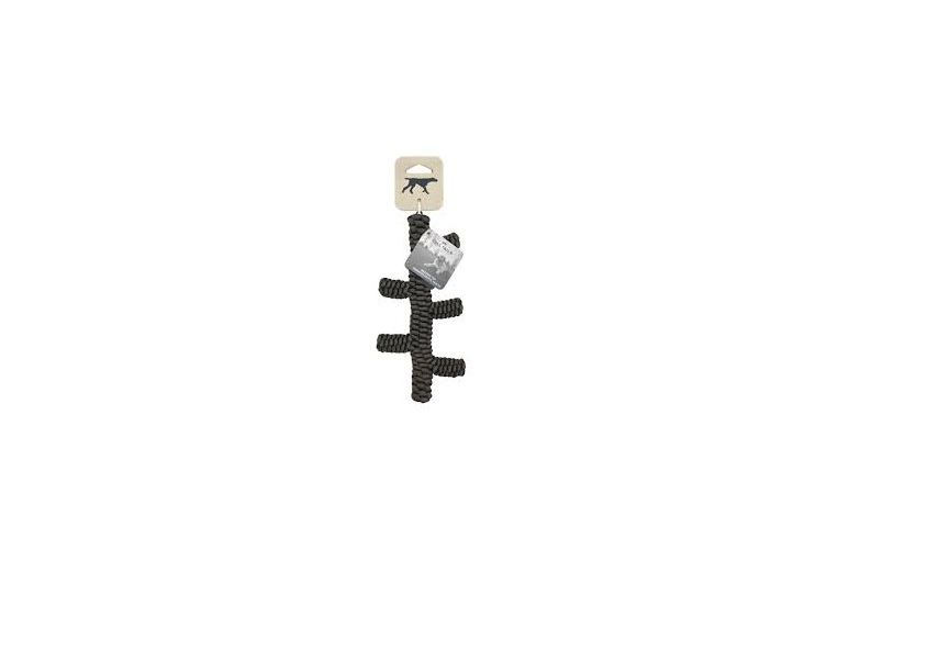22266172147 9 in. Braided Stick Dog Toy, Brown