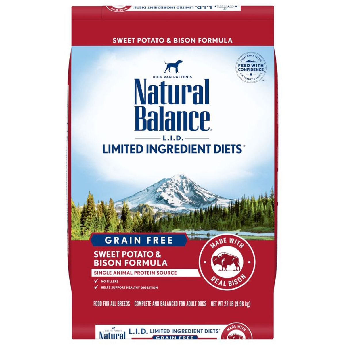 723633429917 22 lbs Ingredient Reserve Grain Free Sweet Potato & Bison Pet Food