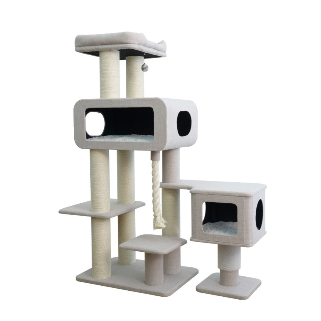 818483019521 70 in. Ontario Maine Coon Cat Tree