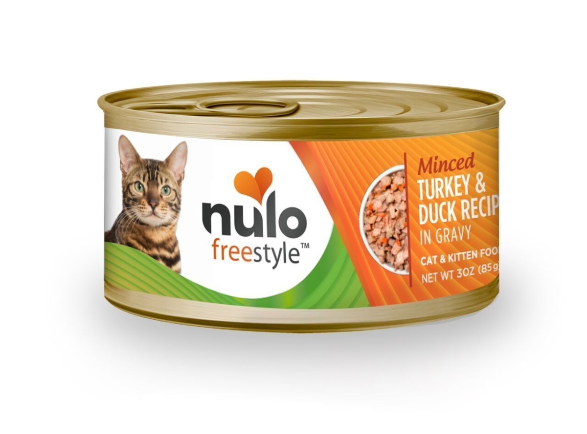 811939020904 3oz Freestyle Minced Turkey & Duck Recipe Canned Cat Food