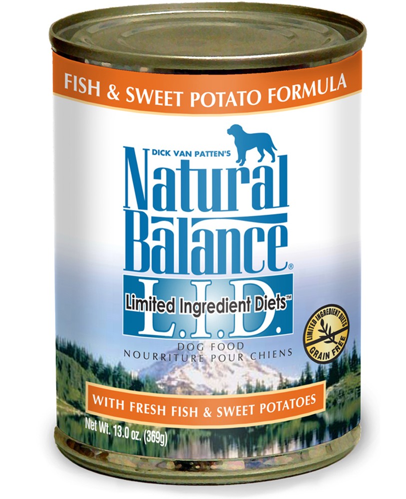 723633001564 13 Oz Limited Ingredient Diets Fish & Sweet Potato Formula Canned Dog Food - Case Of 12