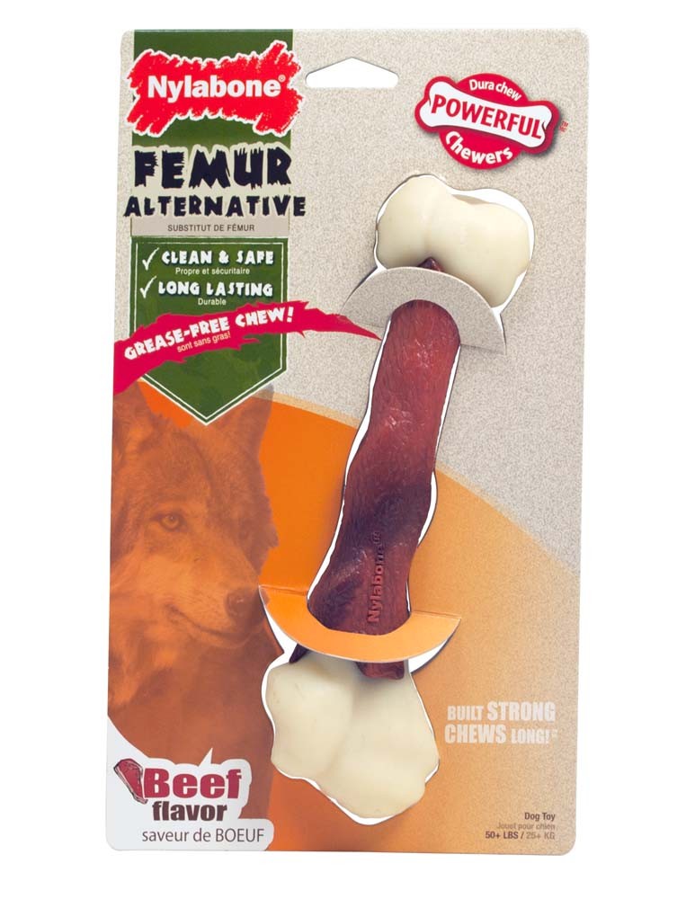 18214836742 Dura Chew Animal Part Alternative Femur Beef Flavor, Large