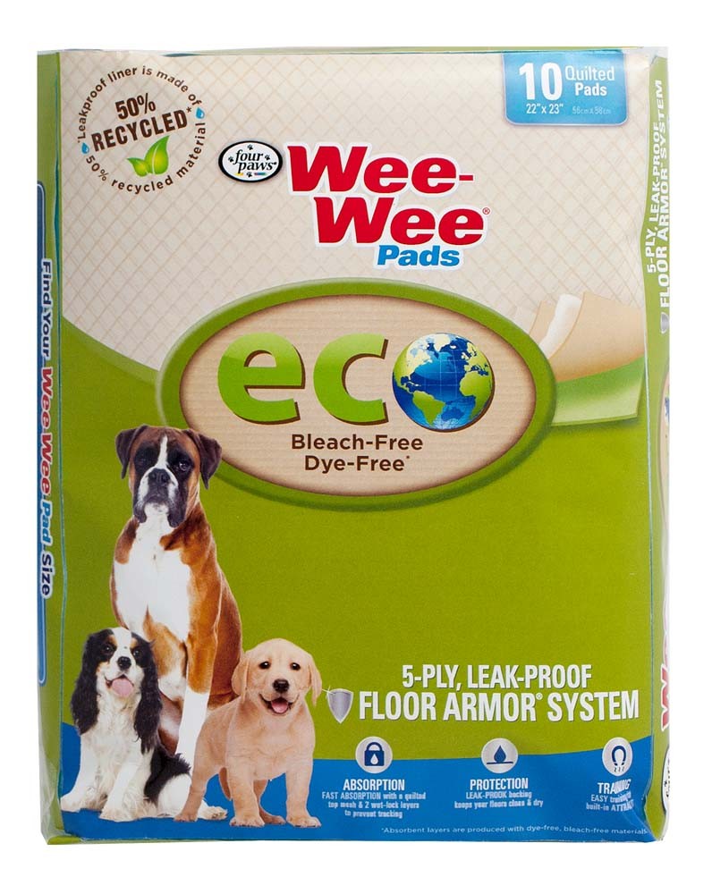 UPC 045663972684 product image for Four Paws 45663972684 Dogs Wee ECO Pad - 10 Pack | upcitemdb.com