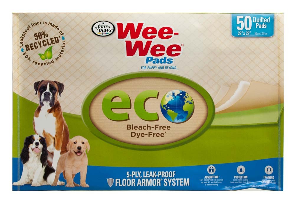 Four Paws 45663972691 Dogs Wee Eco Pad - 50 Pack