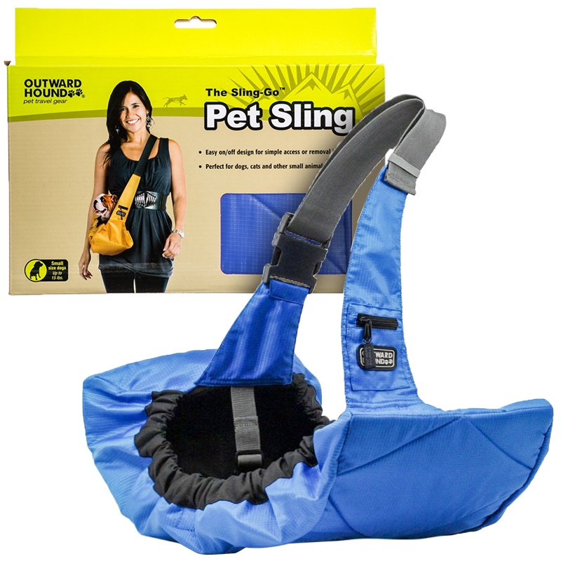700603210102 Pooch Pouch Sling Carrier, Blue