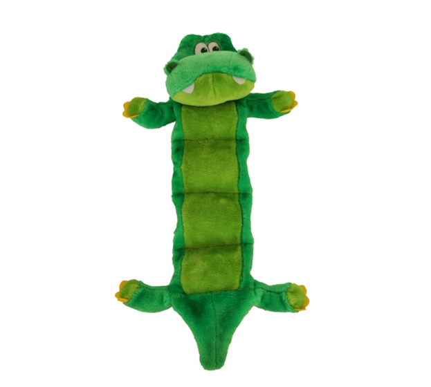 700603322102 Palz Gator Dog Toy, Green - Extra Large