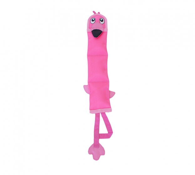700603322119 Fire Biterz Flamingo Dog Toy, Pink - Extra Large