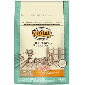 Nutro Products 79105117425 Chicken & Whole Brown Rice Recipe Kitten Food