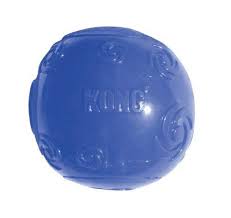 35585464008 Squeezz Action Ball Blue Large Dog Toy