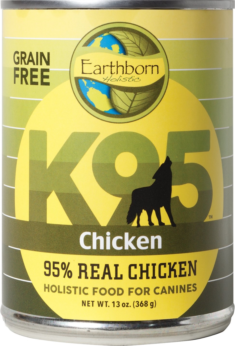 34846723403 K95 Chicken Grain Free 95 Percent Meat Protein Canned Dog Food, 13 Oz