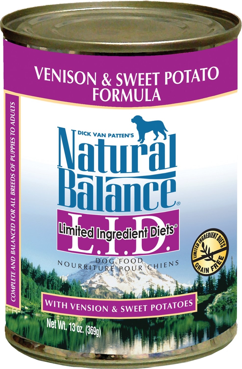 723633925723 Lid Sweet Potato & Venison Formula Canned Dog Food, 13 Oz