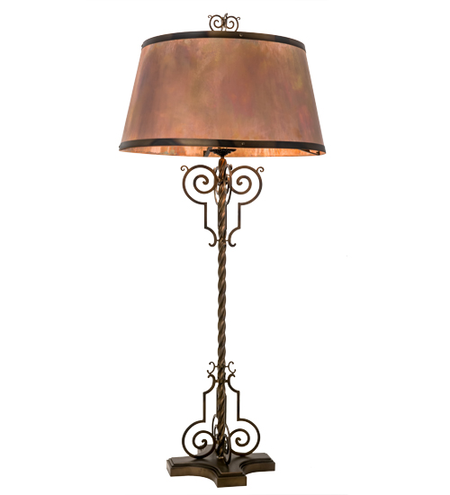 210717-18.cop 4 Light Clarice Floor Lamp - Antique Copper