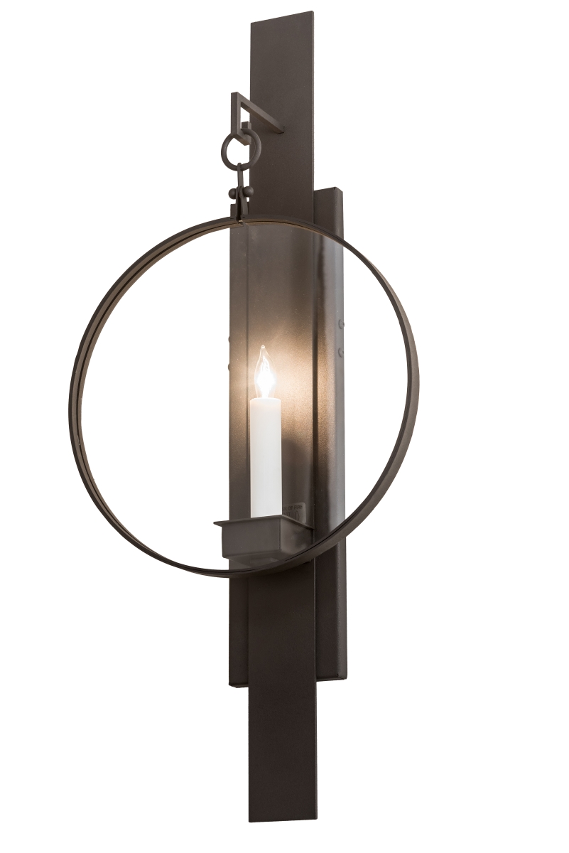 39219-96 1 Light Holmes Ada Sconce - Wrought Iron